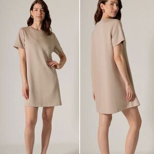 P CILL Taupe Butter Modal Etta Shirt Dress-M